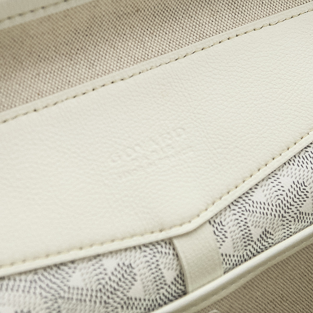Goyard White Goyardine Calfskin Cisalpin Backpack - Love that Bag etc - Preowned Authentic Designer Handbags & Preloved Fashions