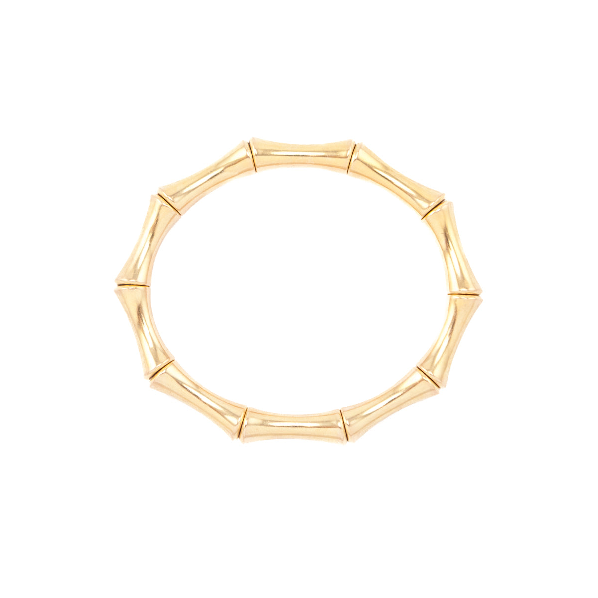 Gucci 18K Gold Stretch Bamboo Bangle - Love that Bag etc - Preowned Authentic Designer Handbags & Preloved Fashions