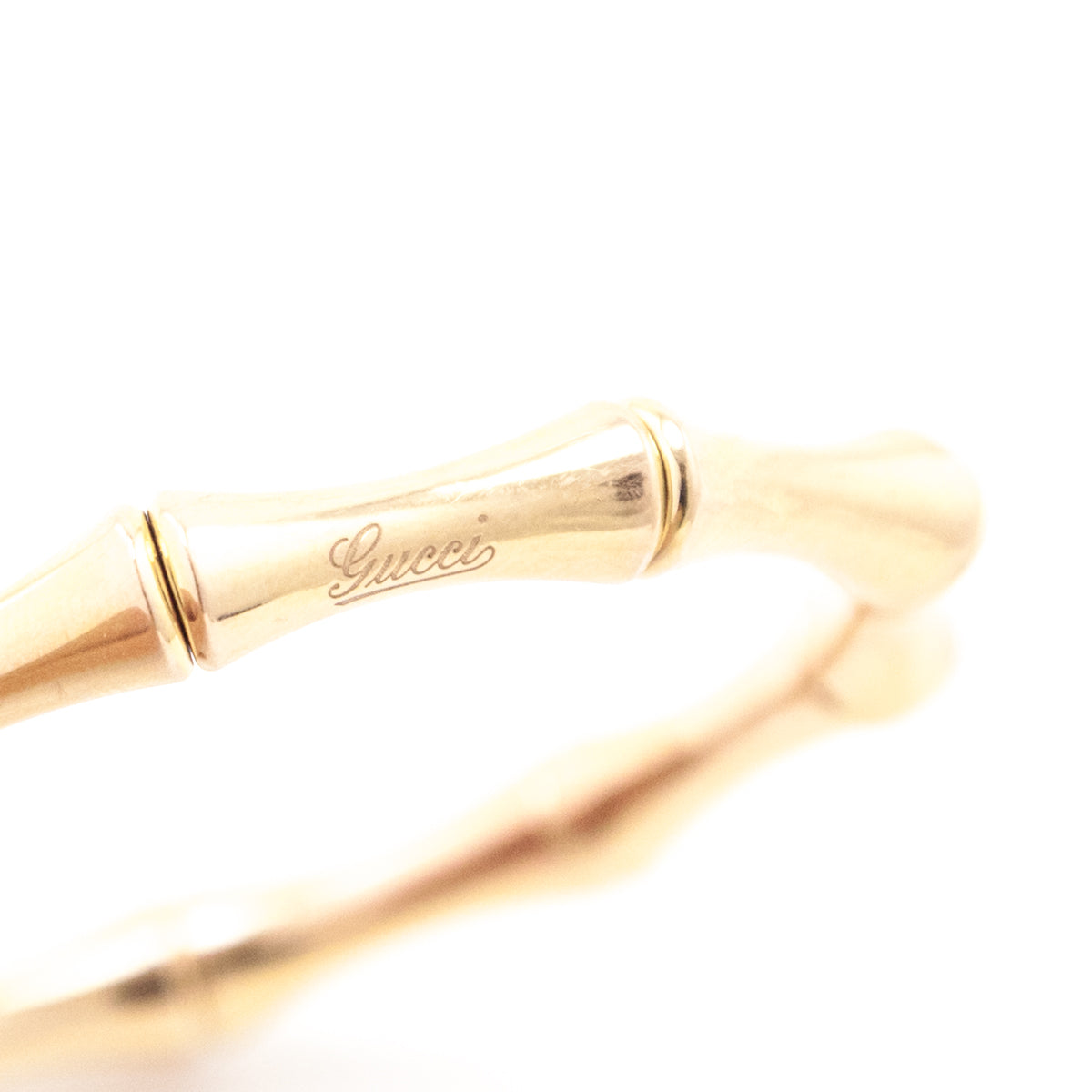 Gucci 18K Gold Stretch Bamboo Bangle - Love that Bag etc - Preowned Authentic Designer Handbags & Preloved Fashions