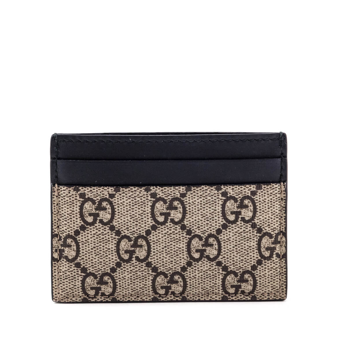 Gucci Bee Print GG Supreme Card Holder - Love that Bag etc - Preowned Authentic Designer Handbags & Preloved Fashions