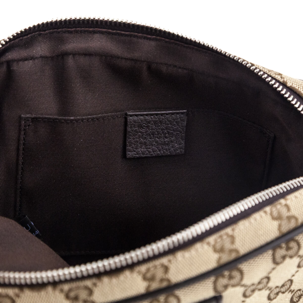 Gucci Beige GG Canvas Belt Bag