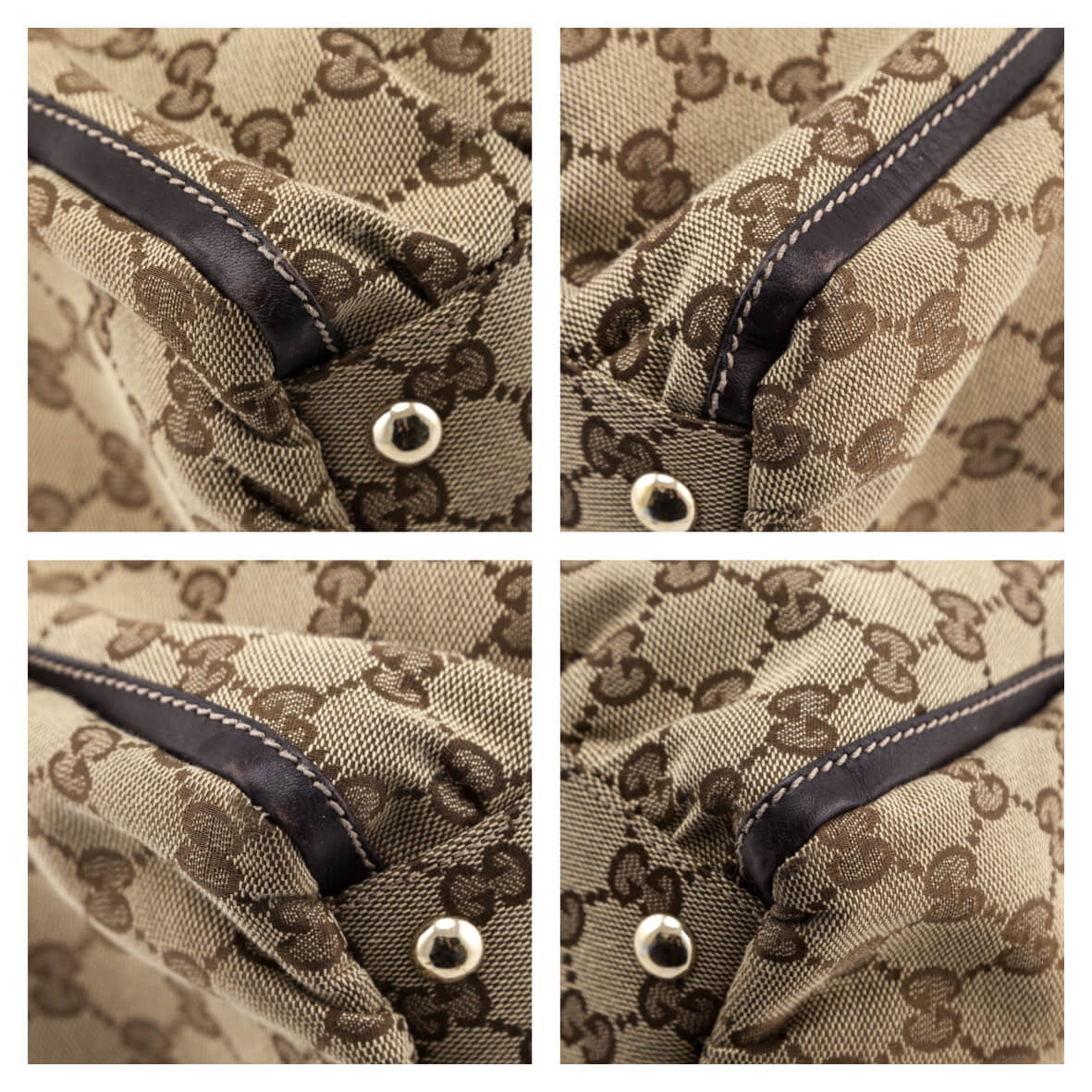 Gucci Beige GG Monogram Abbey D-Ring Large Tote - Love that Bag etc - Preowned Authentic Designer Handbags & Preloved Fashions