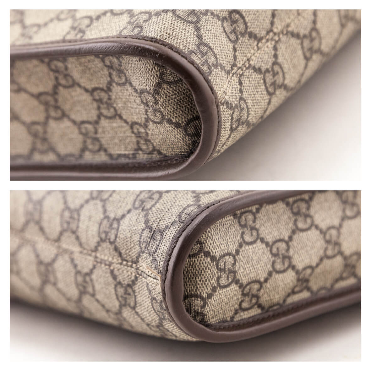 Gucci Beige GG Supreme Monogram Large Rajah Chain Tote - Love that Bag etc - Preowned Authentic Designer Handbags & Preloved Fashions