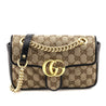 Gucci Beige Monogram Matelasse Diagonal Mini GG Marmont Shoulder Bag - Love that Bag etc - Preowned Authentic Designer Handbags & Preloved Fashions