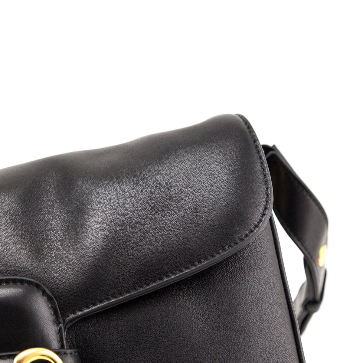 Gucci Black Arabella Calfskin Horsebit 1955 Soft Medilum Shoulder Bag - Love that Bag etc - Preowned Authentic Designer Handbags & Preloved Fashions