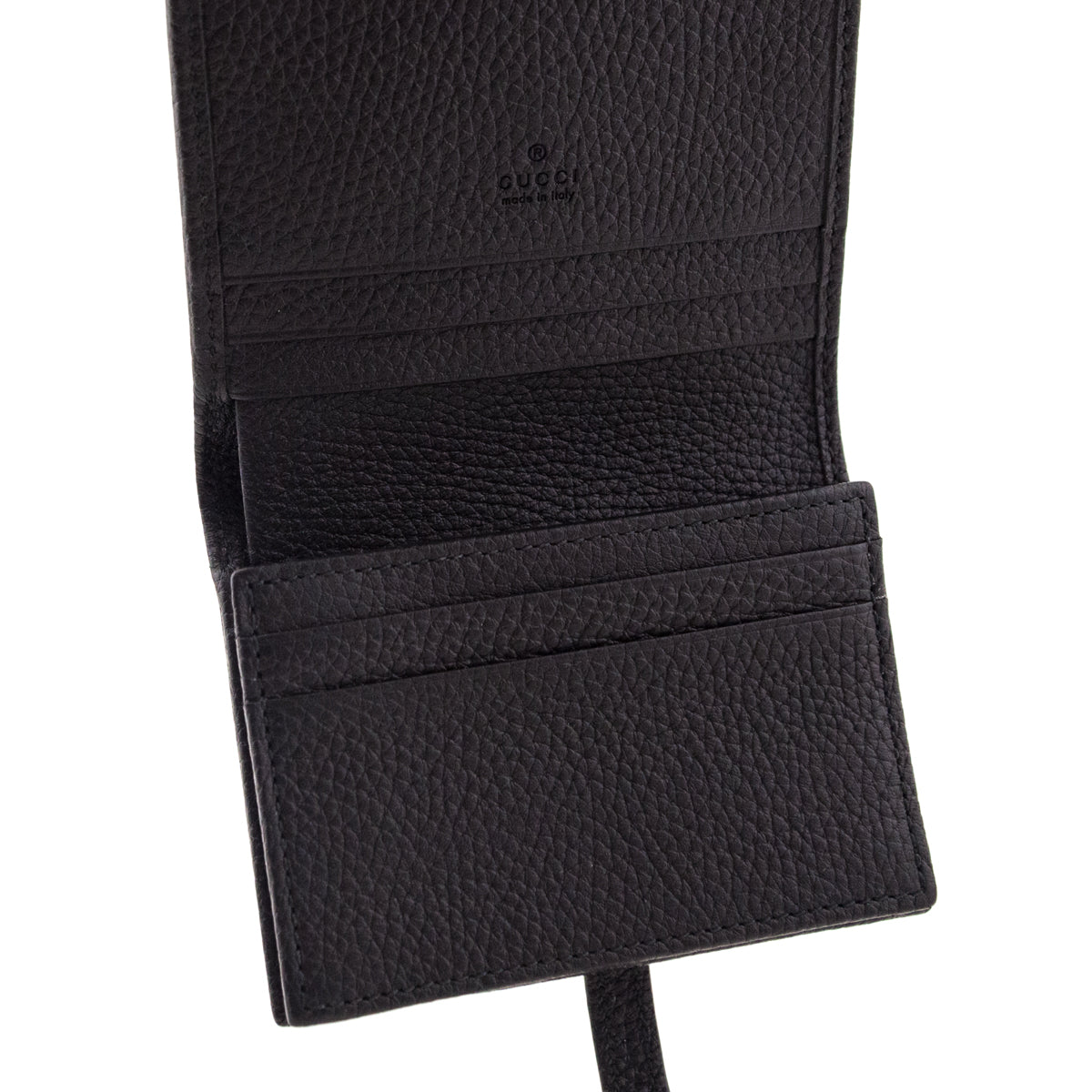 Gucci Black Calfskin Medium Jackie Wallet - Love that Bag etc - Preowned Authentic Designer Handbags & Preloved Fashions
