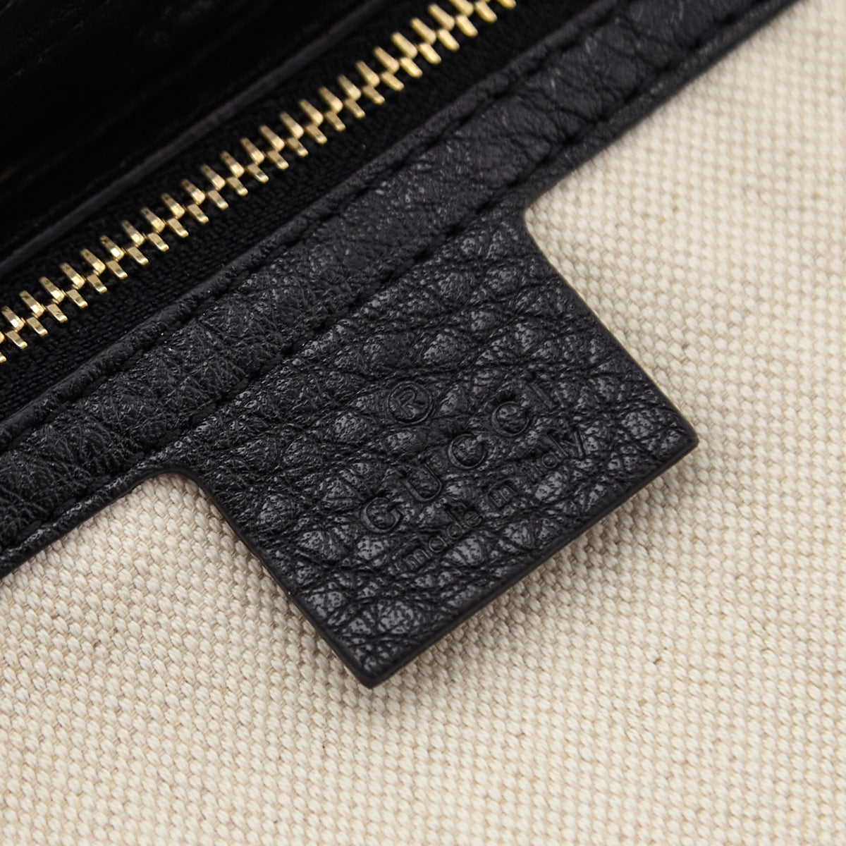 Gucci Black Canvas Flora Knight Bamboo Shopper Tote - Love that Bag etc - Preowned Authentic Designer Handbags & Preloved Fashions