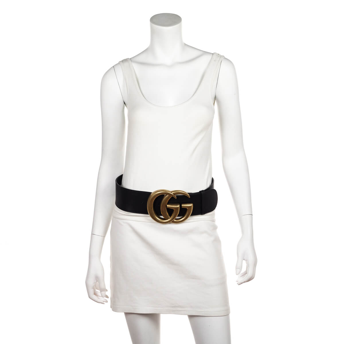 Gucci Big Belt Gucci Black Extra Wide Double G Waist Belt Gucci