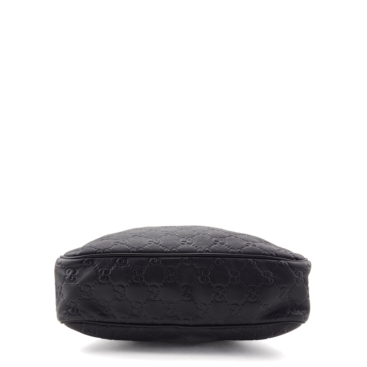 Gucci Black Guccissima Messenger Bag