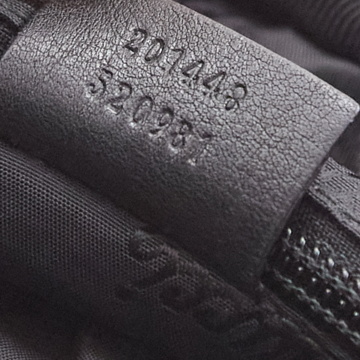 Gucci Black Guccissima Messenger Bag