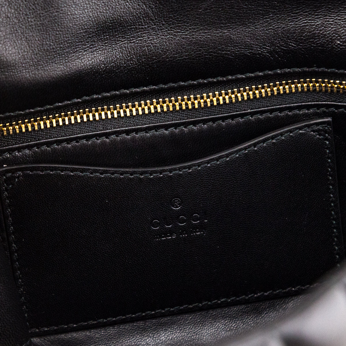 Gucci Black Lambskin Quilted Small GG Milano Top Handle Shoulder Bag - Love that Bag etc - Preowned Authentic Designer Handbags & Preloved Fashions
