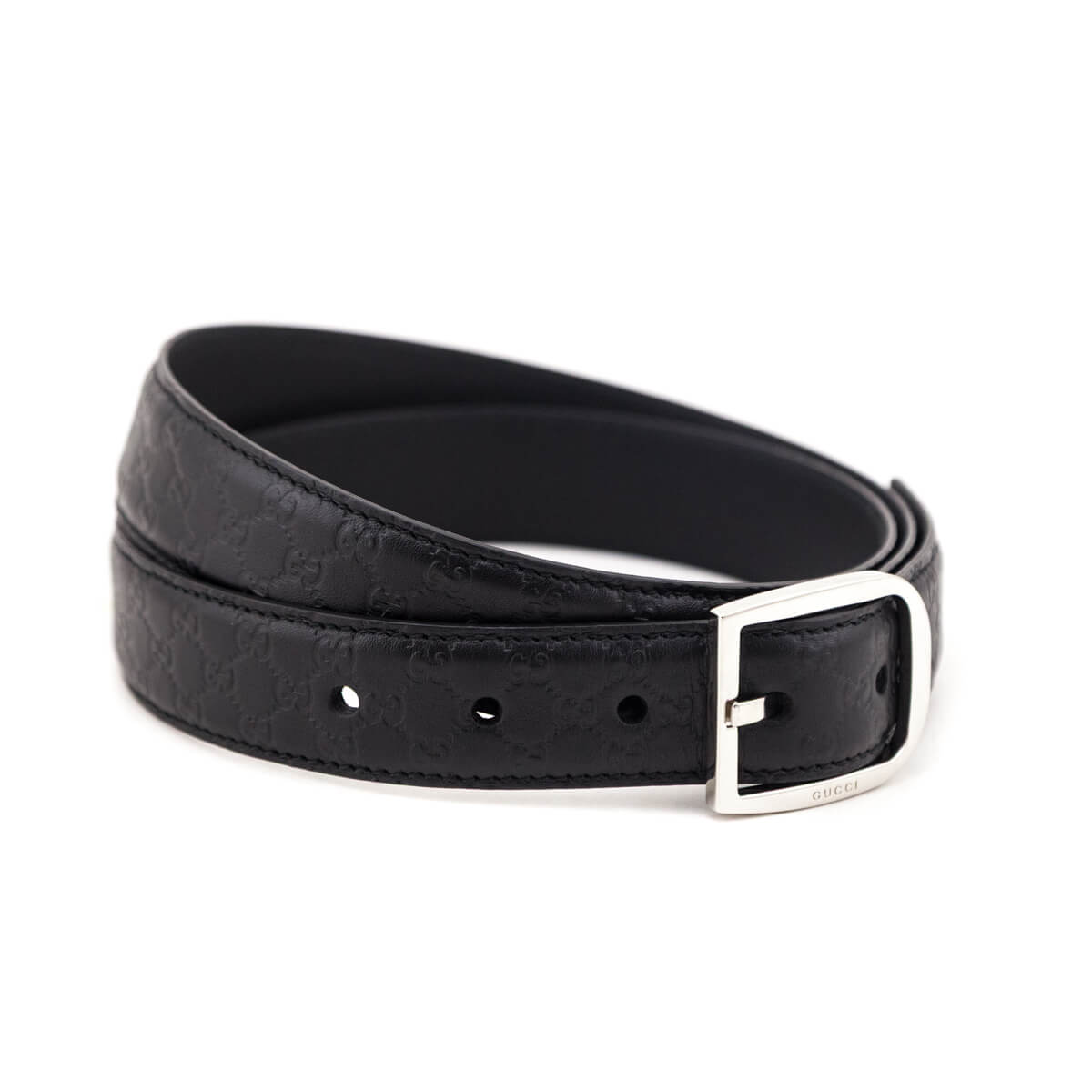 Gucci Black Microguccissima Belt Size XL - Love that Bag etc - Preowned Authentic Designer Handbags & Preloved Fashions
