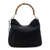 Gucci Black Nylon Bamboo Hobo Bag - Love that Bag etc - Preowned Authentic Designer Handbags & Preloved Fashions