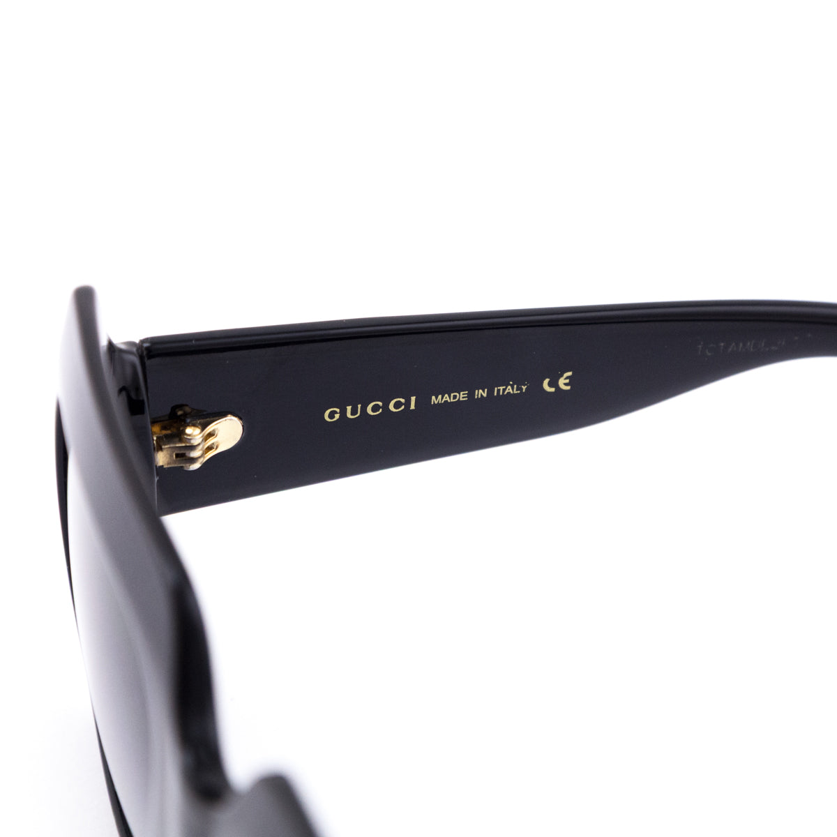 Gucci Black Oversized Square Gradient Sunglasses