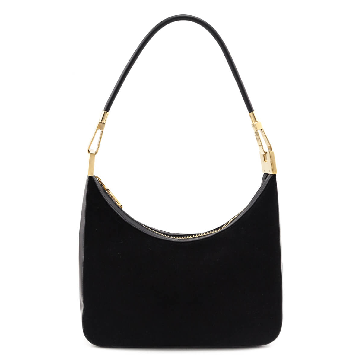 Gucci Black Suede & Leather Small Hobo - Love that Bag etc - Preowned Authentic Designer Handbags & Preloved Fashions