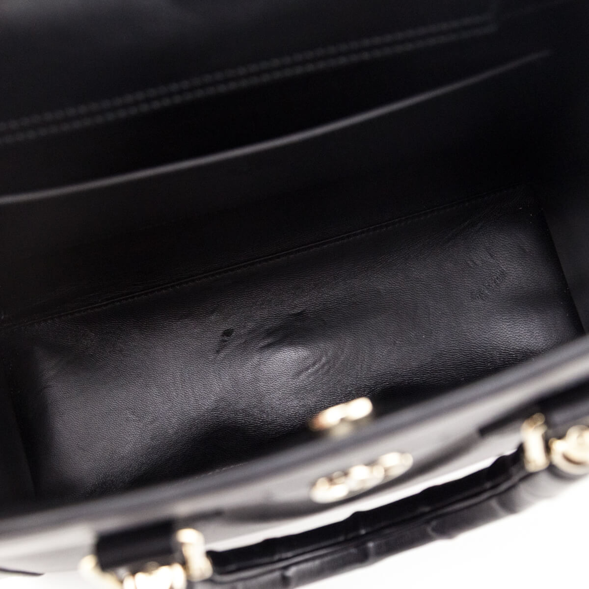 Gucci Black Sweetbread Calfskin Small Diana Tote Bag - Love that Bag etc - Preowned Authentic Designer Handbags & Preloved Fashions