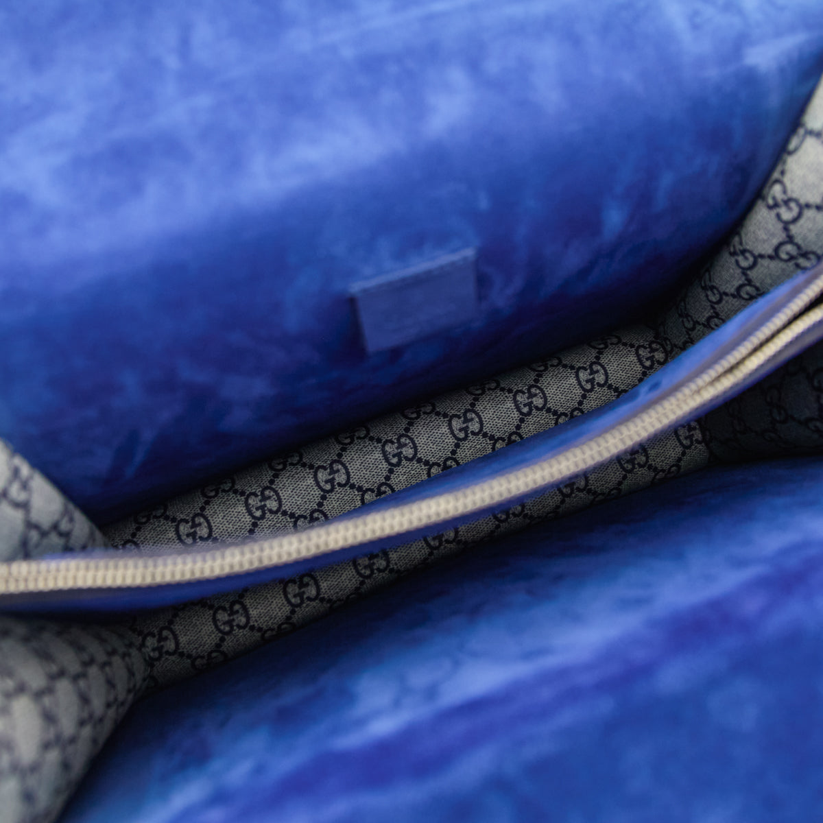 Gucci Blue GG Supreme Monogram Blooms Medium Dionysus Shoulder Bag