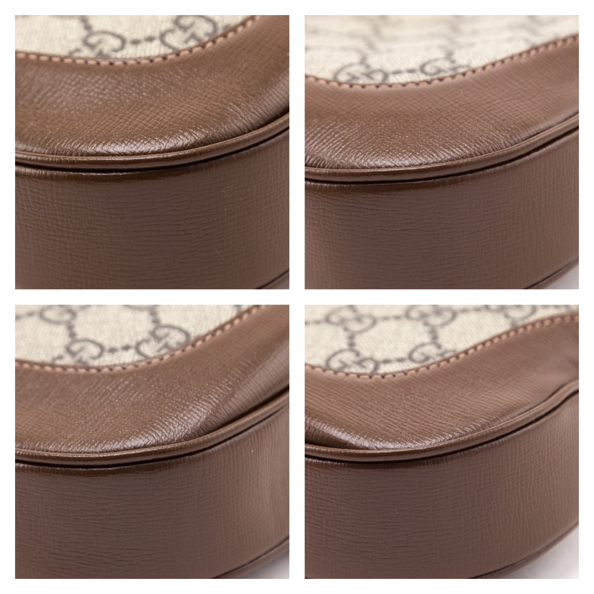 Gucci Brown GG Supreme Monogram Web Small Jackie 1961 Hobo - Love that Bag etc - Preowned Authentic Designer Handbags & Preloved Fashions