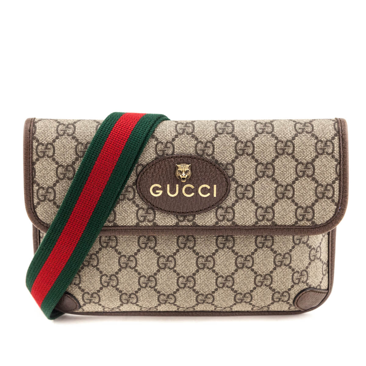 Gucci Brown GG Supreme Neo Vintage Belt Bag - Love that Bag etc - Preowned Authentic Designer Handbags & Preloved Fashions