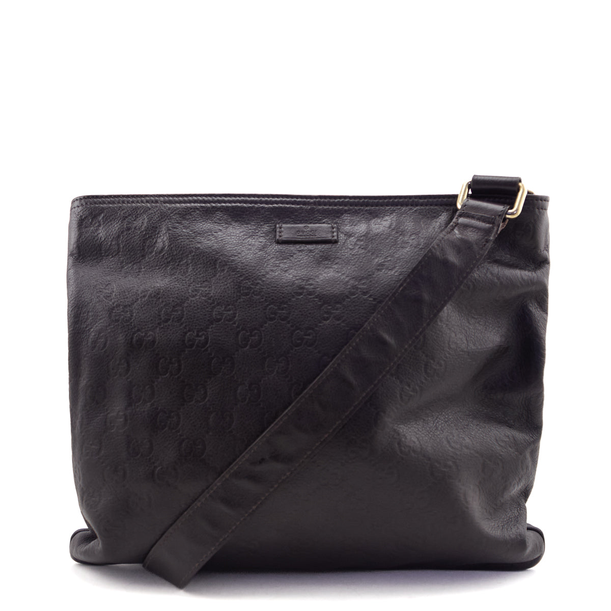 Gucci Brown Guccissima Messenger Bag - Love that Bag etc - Preowned Authentic Designer Handbags & Preloved Fashions