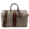 Gucci Brown Monogram GG Supreme Canvas Web Ophidia Medium Duffle Bag - Love that Bag etc - Preowned Authentic Designer Handbags & Preloved Fashions