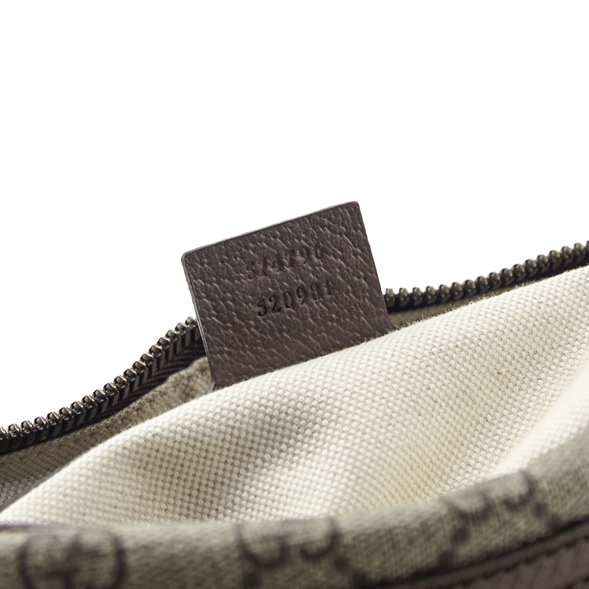 Gucci Brown Soft GG Supreme Monogram Medium Ophidia Belt Bag