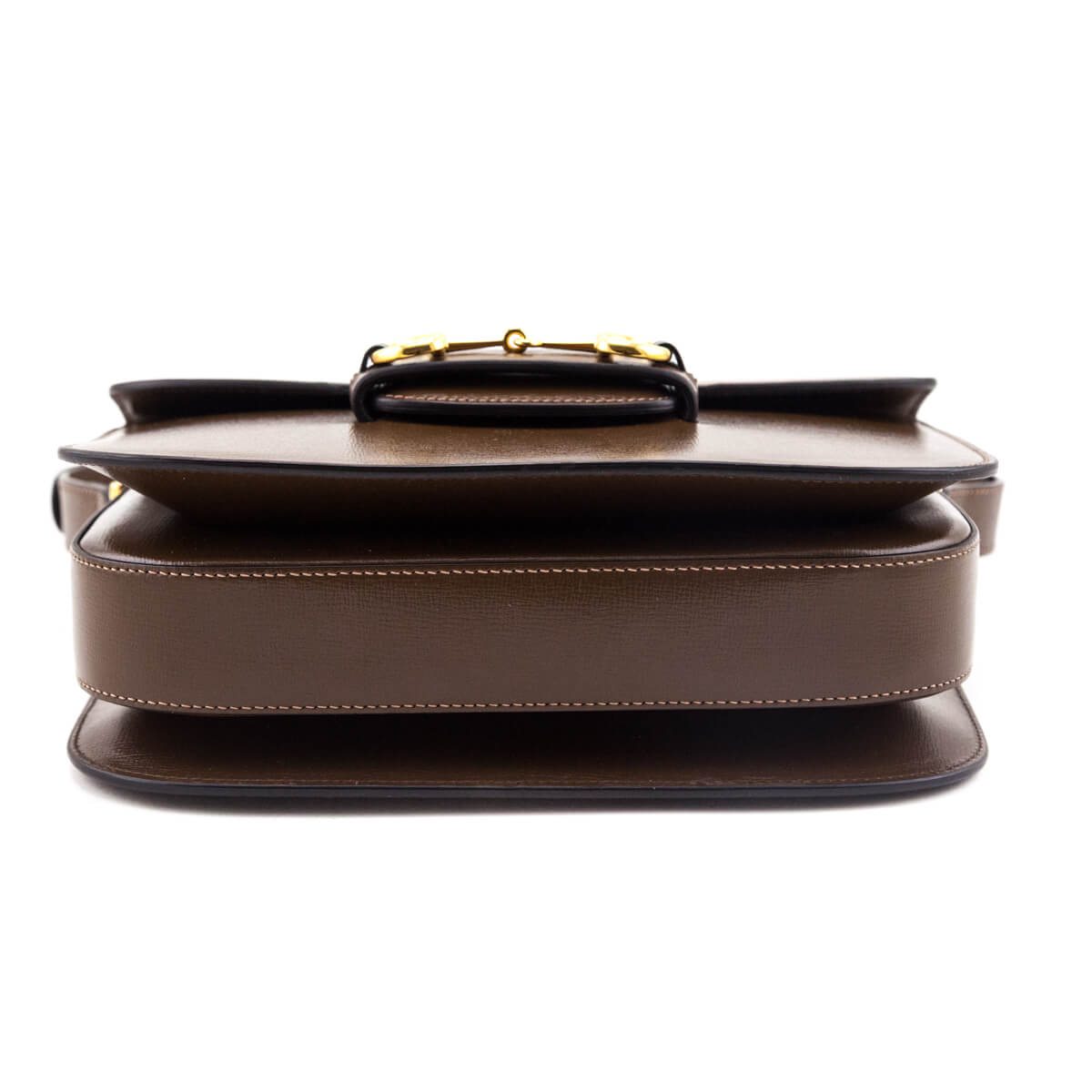 Gucci Brown Sugar Azalea Calfskin Horsebit 1955 Shoulder Bag