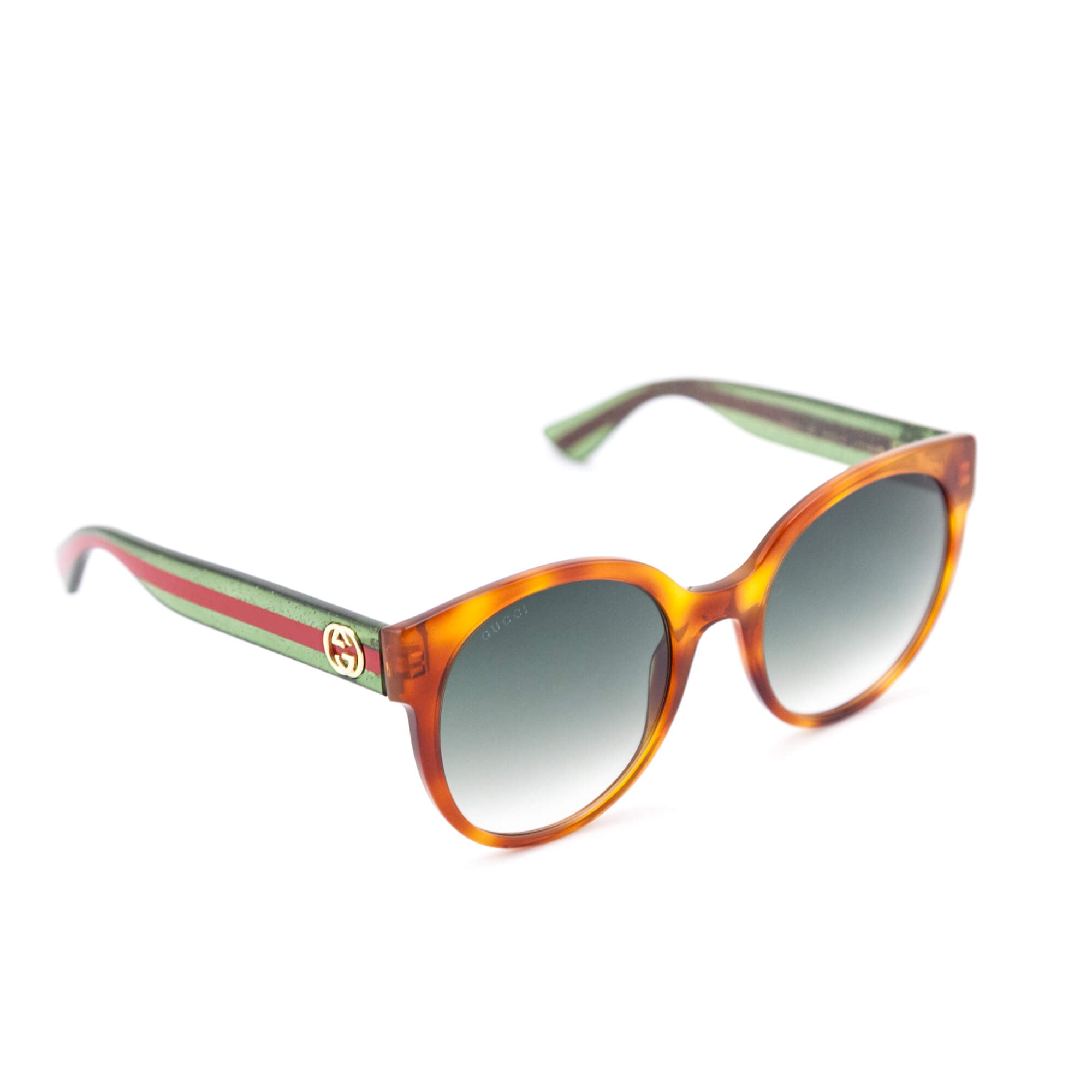Gucci Brown Web Oversized Sunglasses - Love that Bag etc - Preowned Authentic Designer Handbags & Preloved Fashions