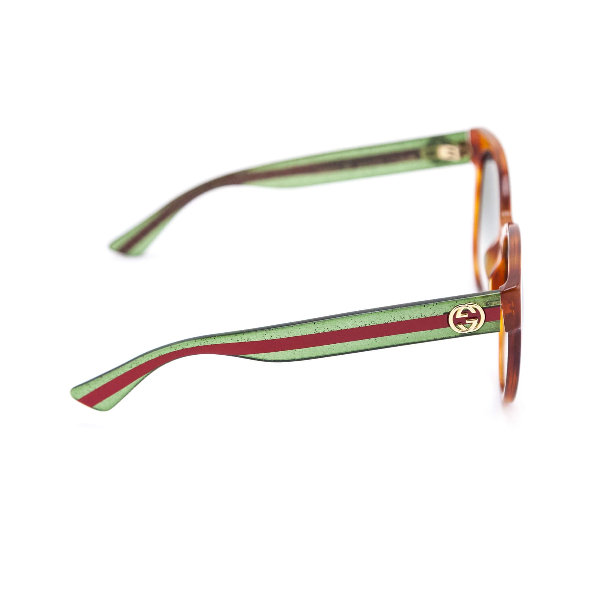 Gucci Brown Web Oversized Sunglasses - Love that Bag etc - Preowned Authentic Designer Handbags & Preloved Fashions