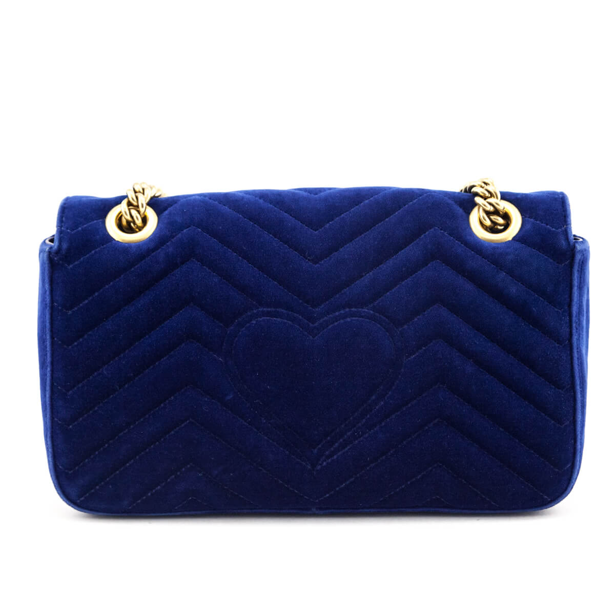 Gucci cobalt cheap velvet bag