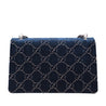 Gucci Dark Blue Velvet GG Monogram Small Dionysus Shoulder Bag - Love that Bag etc - Preowned Authentic Designer Handbags & Preloved Fashions