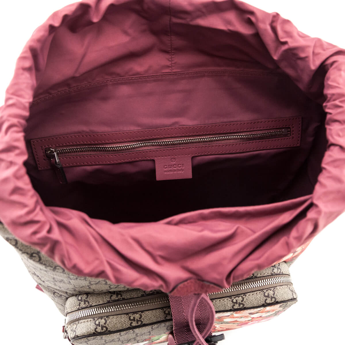 Gucci Dry Rose GG Supreme Monogram Blooms Backpack - Love that Bag etc - Preowned Authentic Designer Handbags & Preloved Fashions