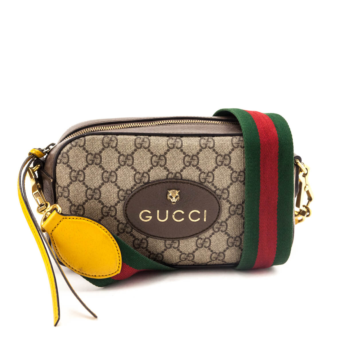 Gucci GG Supreme Monogram Web Neo Vintage Shoulder Bag