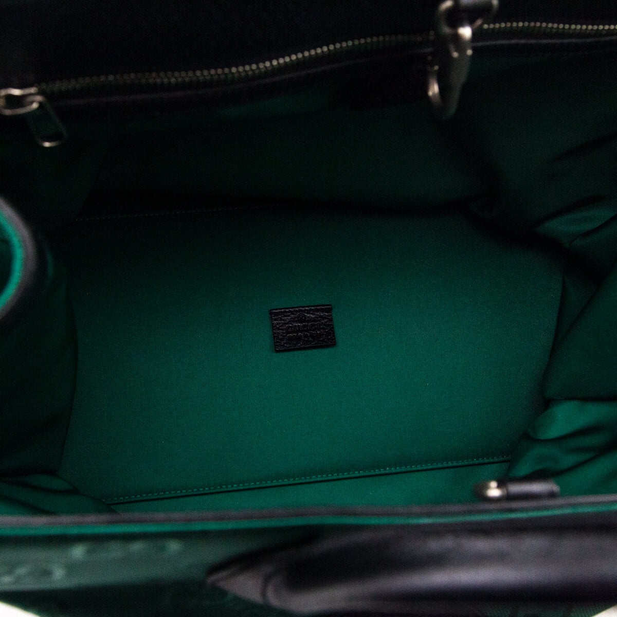 Gucci Green Econyl Nylon Monogram Large Off The Grid Tote Bag