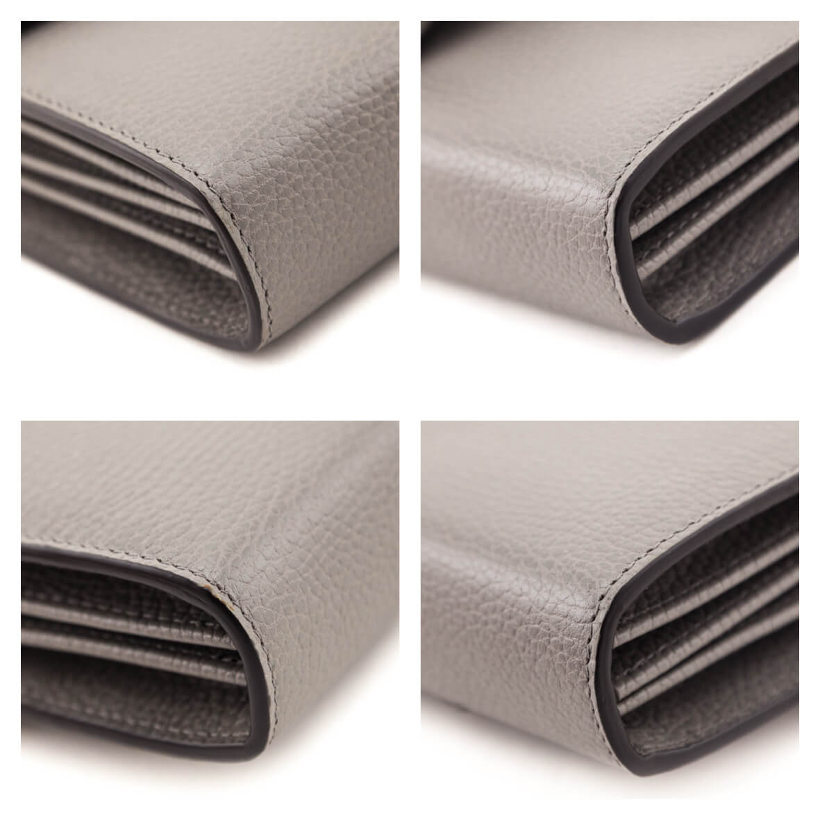 Gucci Grey Dollar Calfskin Mini Dionysus Chain Wallet