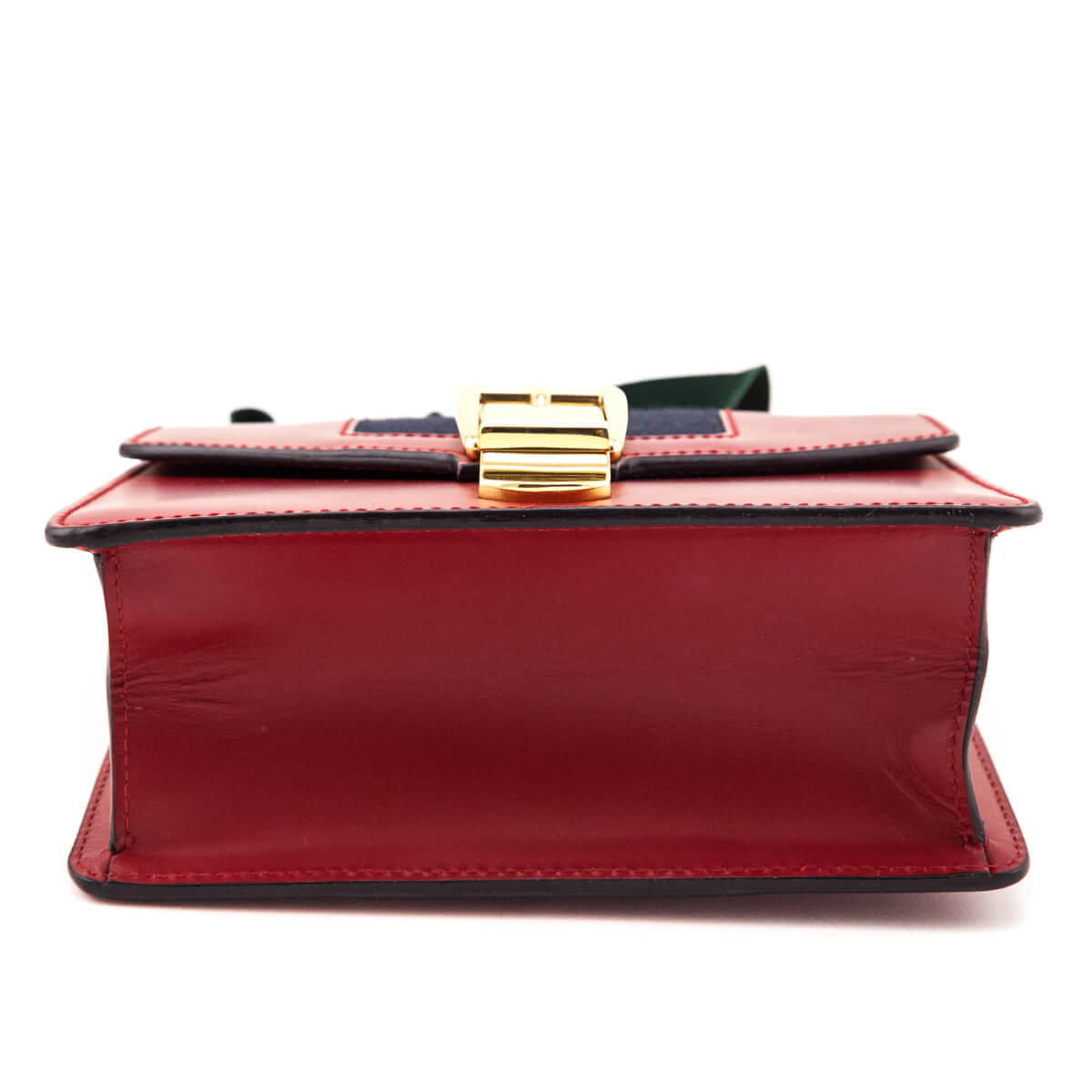 Gucci Hibiscus Red Calfskin Mini Sylvie Chain Shoulder Bag - Love that Bag etc - Preowned Authentic Designer Handbags & Preloved Fashions