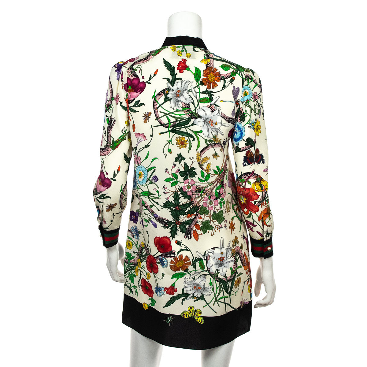 Gucci Multicolor Flora Silk Dress Size XS | IT 40 - Love that Bag etc - Preowned Authentic Designer Handbags & Preloved Fashions