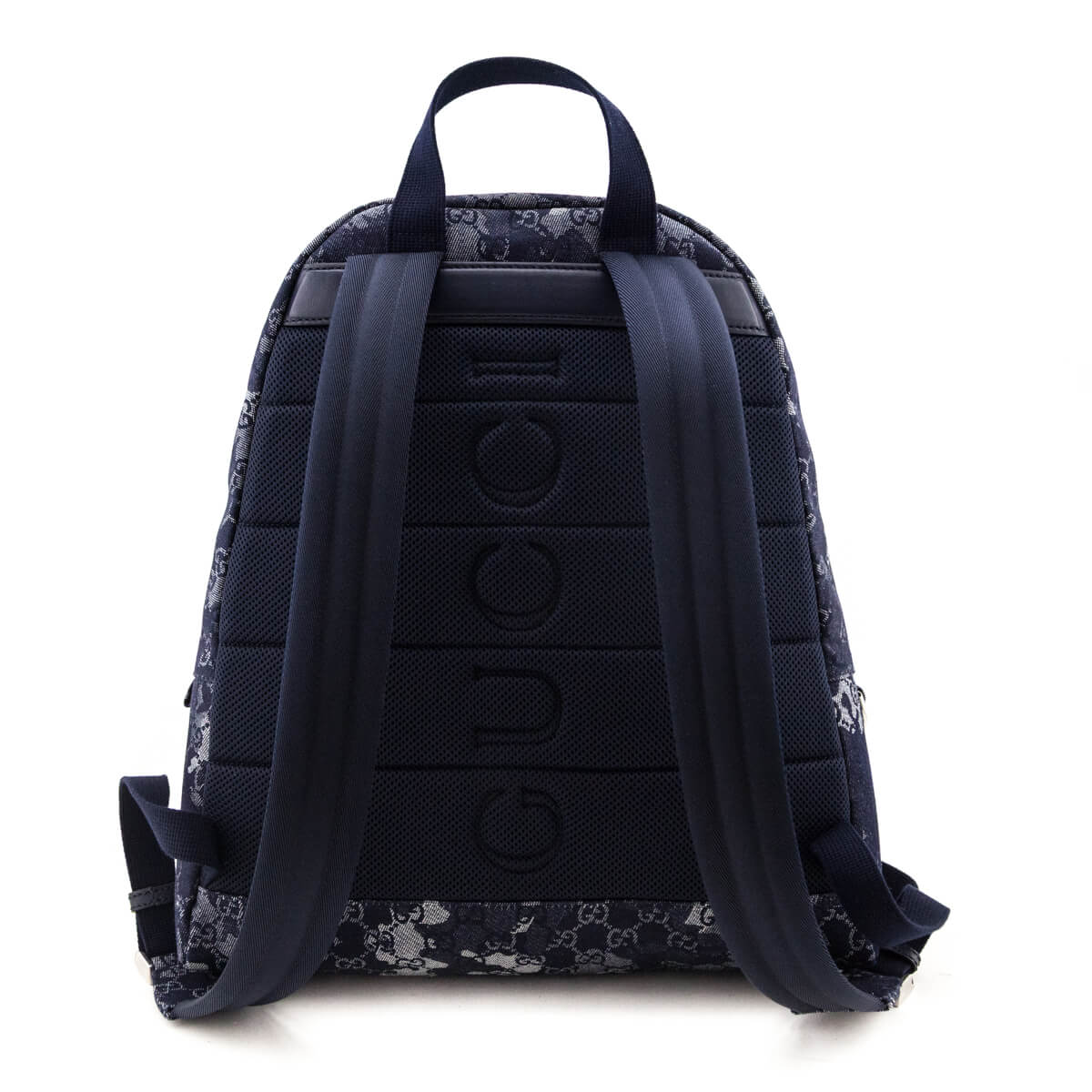Gucci Navy Gucci GG Denim Large Backpack