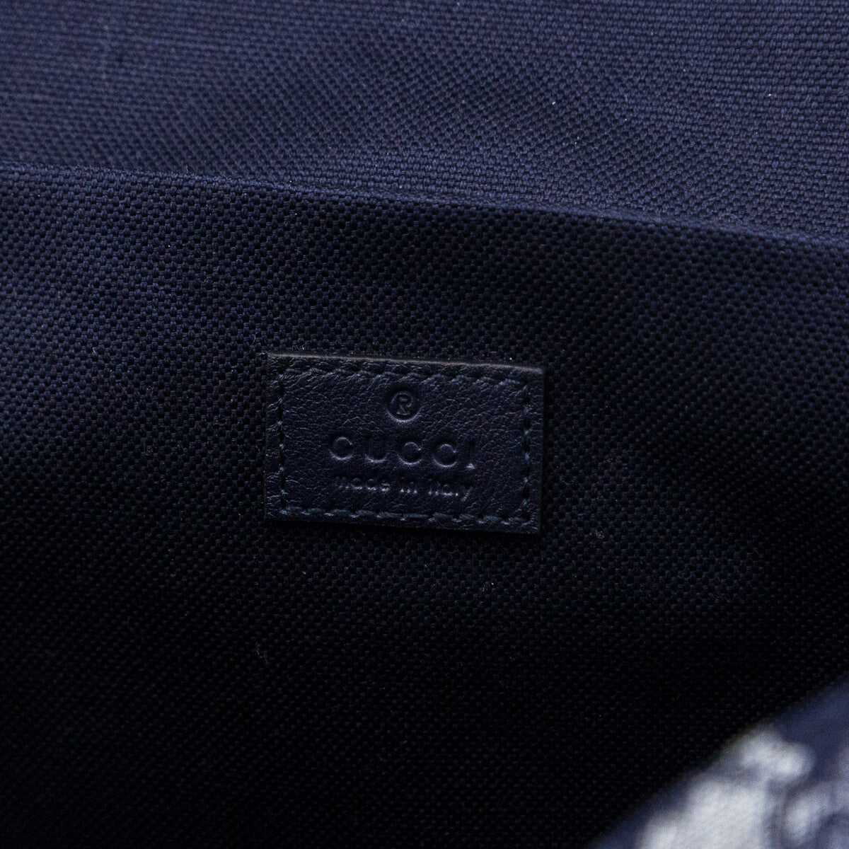 Gucci Navy Gucci GG Denim Large Backpack