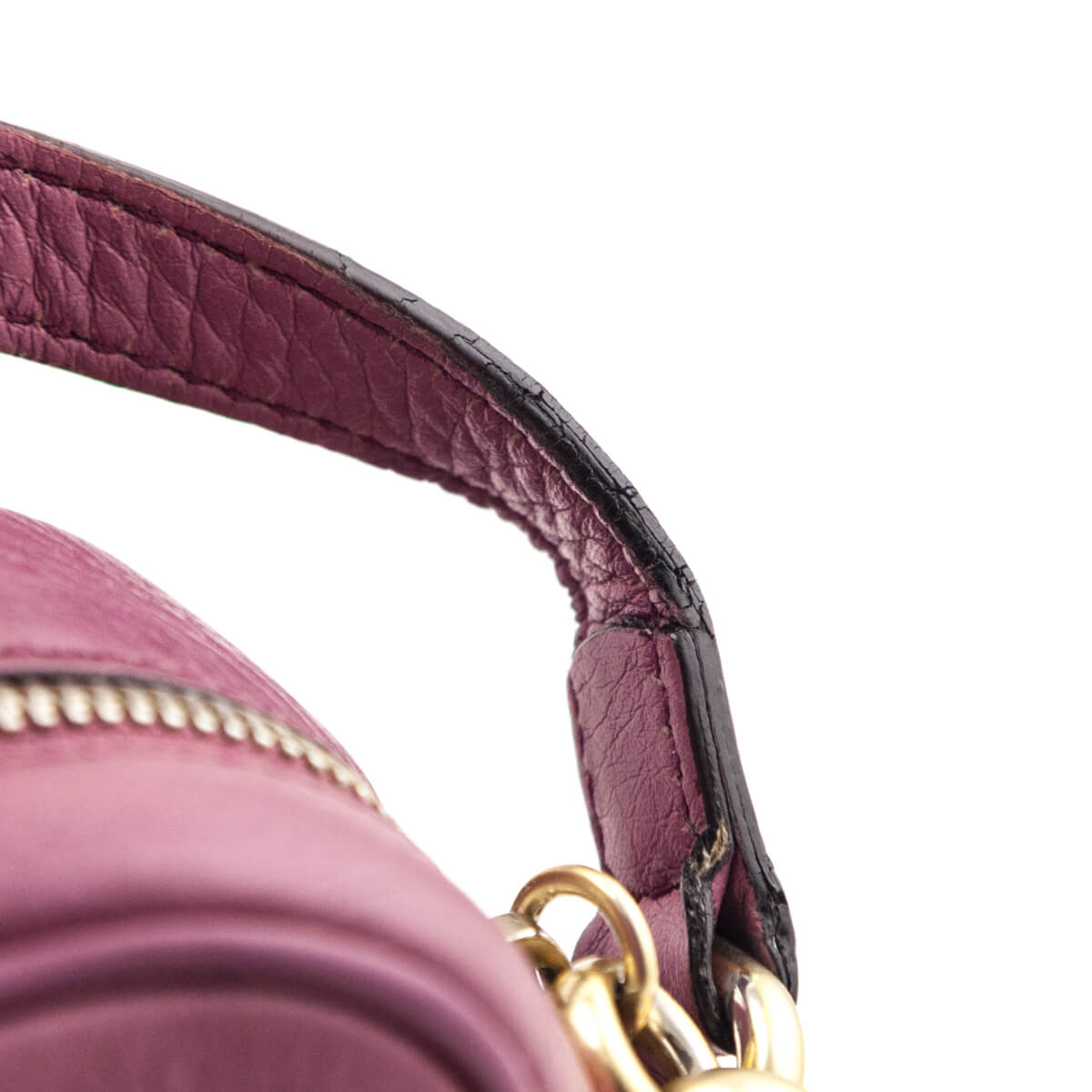 Gucci Peonia Pebbled Calfskin Soho Disco Crossbody - Love that Bag etc - Preowned Authentic Designer Handbags & Preloved Fashions