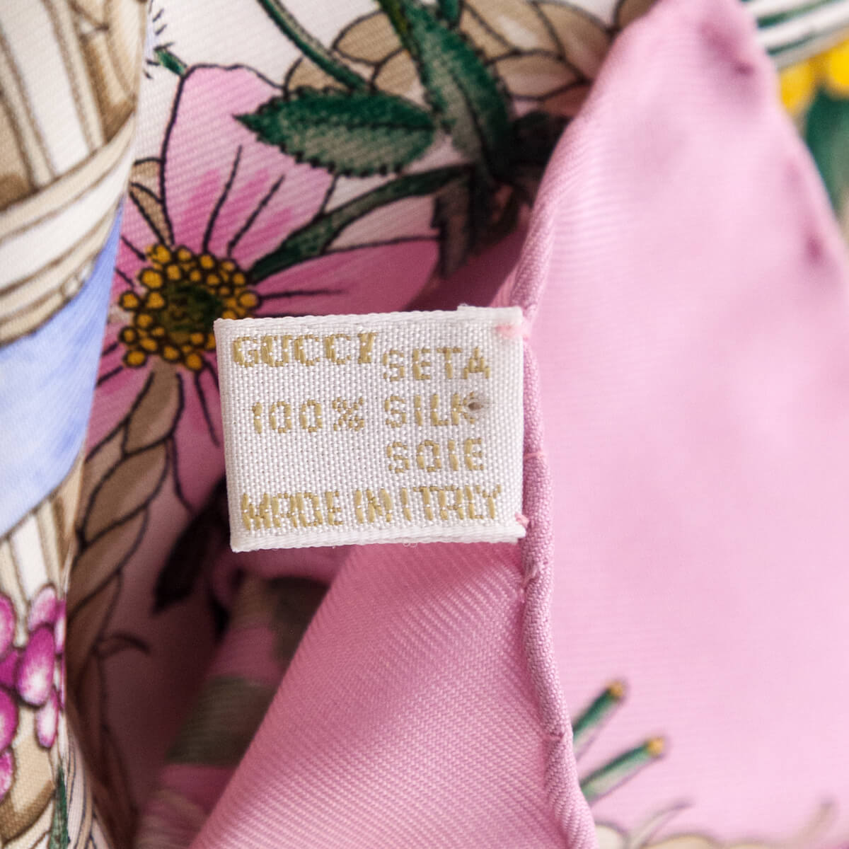 Gucci Pink Silk Flora Scarf - Love that Bag etc - Preowned Authentic Designer Handbags & Preloved Fashions