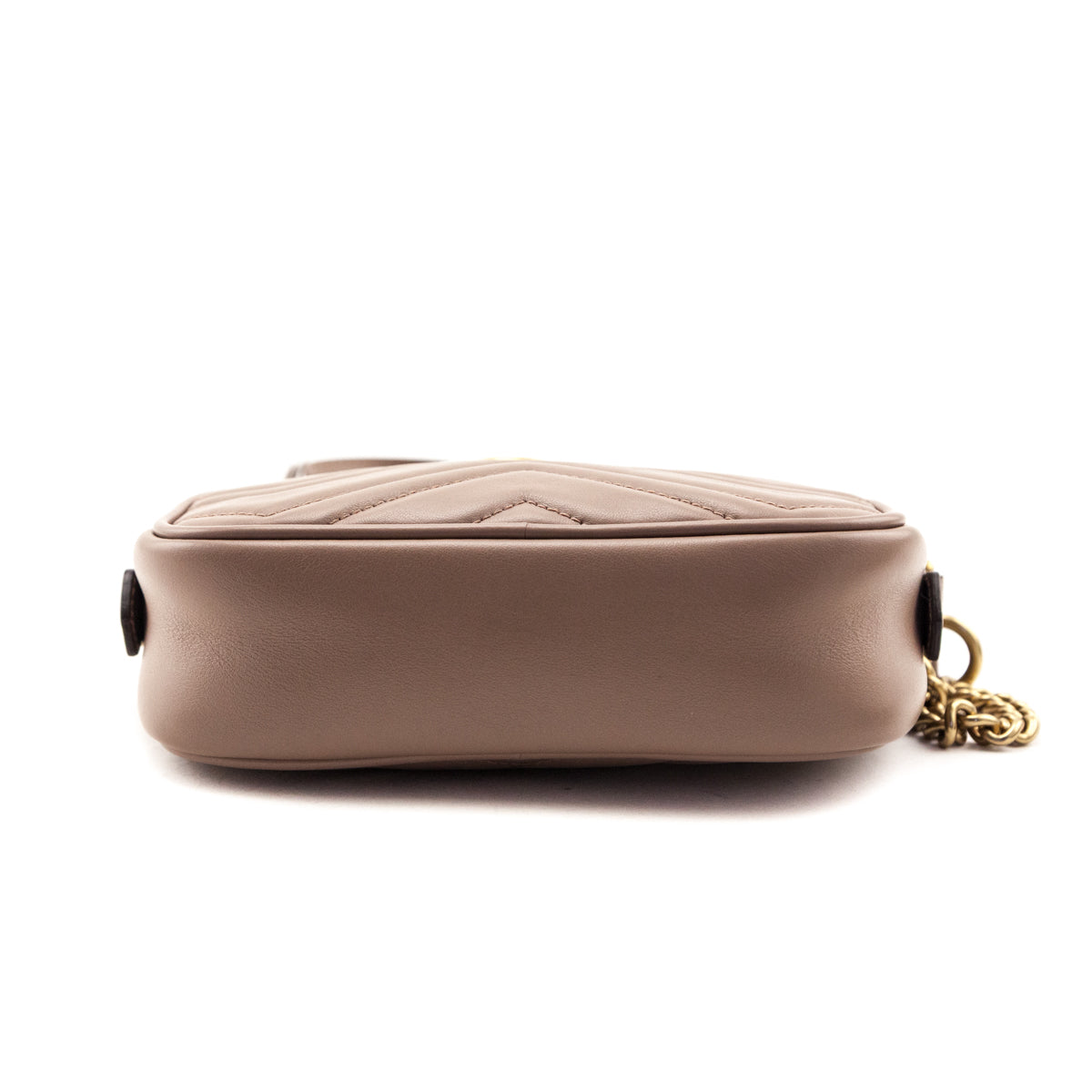 Gucci Porcelain Rose Calfskin Matelasse Mini GG Marmont Crossbody - Love that Bag etc - Preowned Authentic Designer Handbags & Preloved Fashions