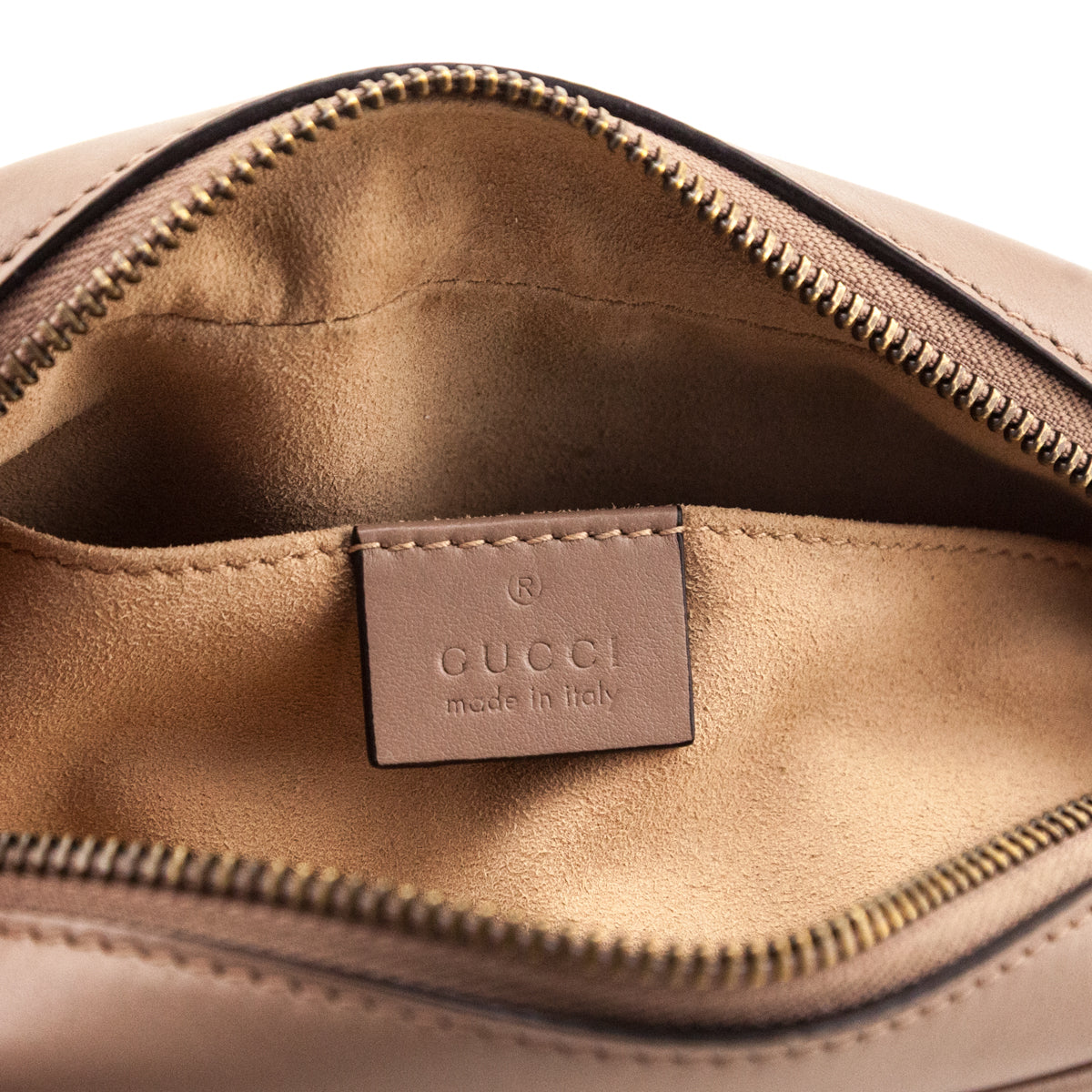 Gucci Porcelain Rose Calfskin Matelasse Mini GG Marmont Crossbody - Love that Bag etc - Preowned Authentic Designer Handbags & Preloved Fashions