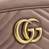 Gucci Porcelain Rose Calfskin Matelasse Small GG Marmont Chain Shoulder Bag - Love that Bag etc - Preowned Authentic Designer Handbags & Preloved Fashions