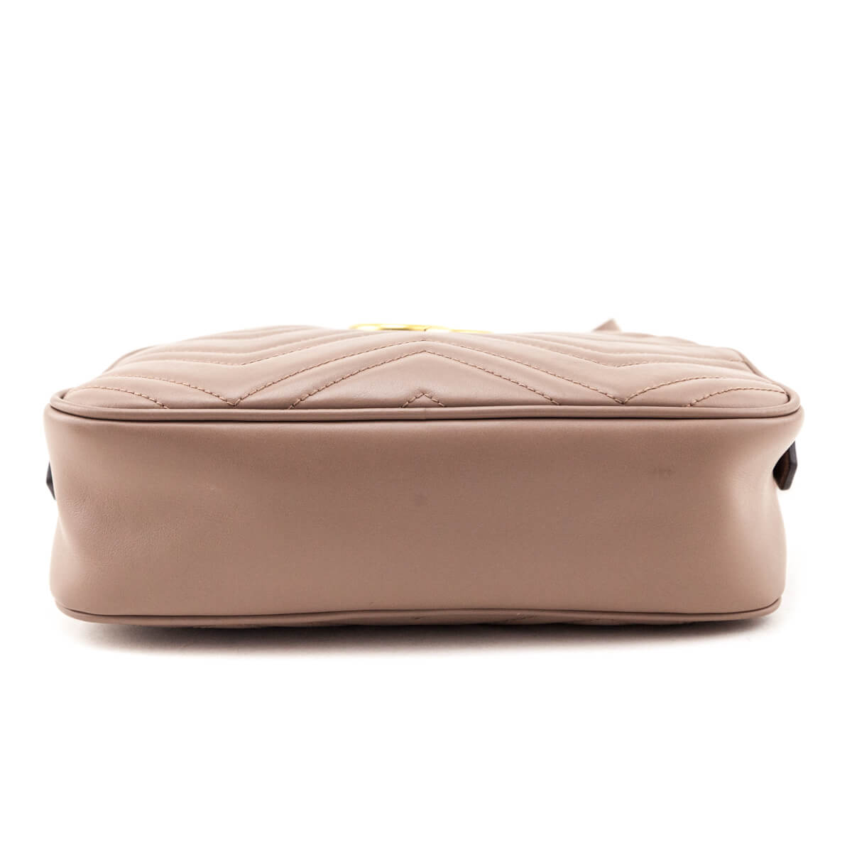 Gucci Porcelain Rose Calfskin Matelasse Small GG Marmont Chain Shoulder Bag - Love that Bag etc - Preowned Authentic Designer Handbags & Preloved Fashions