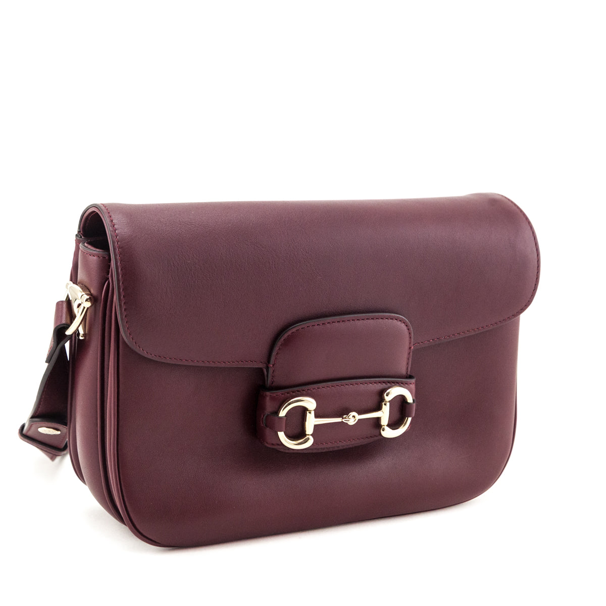 Gucci Red Arabella Calfskin Horsebit 1955 Soft Medium Shoulder Bag - Love that Bag etc - Preowned Authentic Designer Handbags & Preloved Fashions