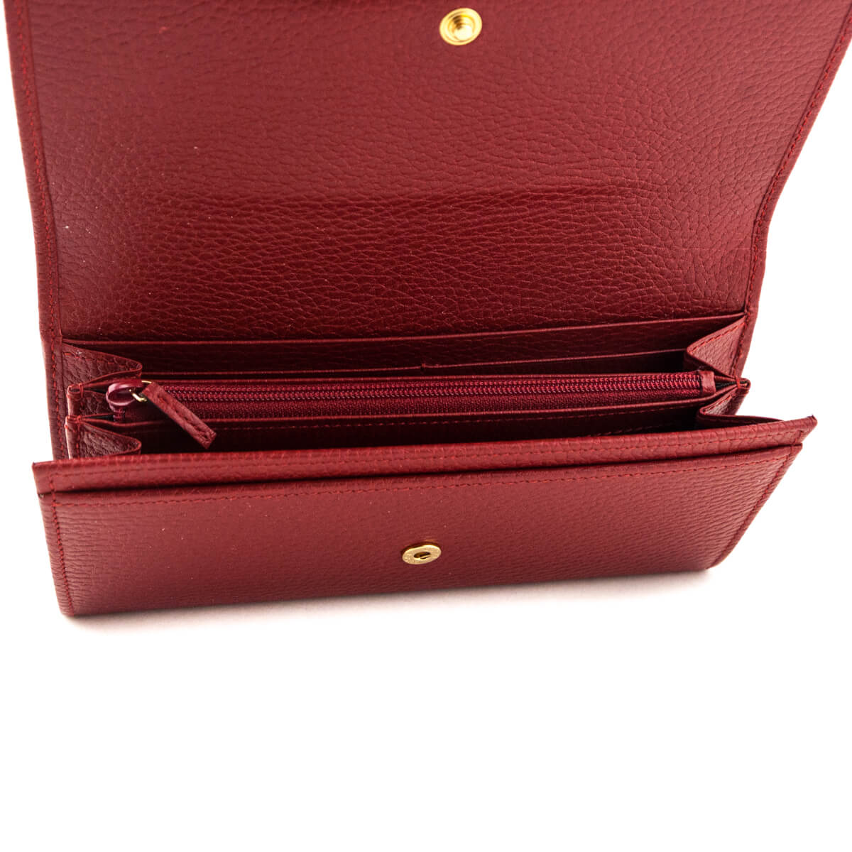 Gucci Red Dollar Calfskin GG Marmont Continental Wallet - Love that Bag etc - Preowned Authentic Designer Handbags & Preloved Fashions