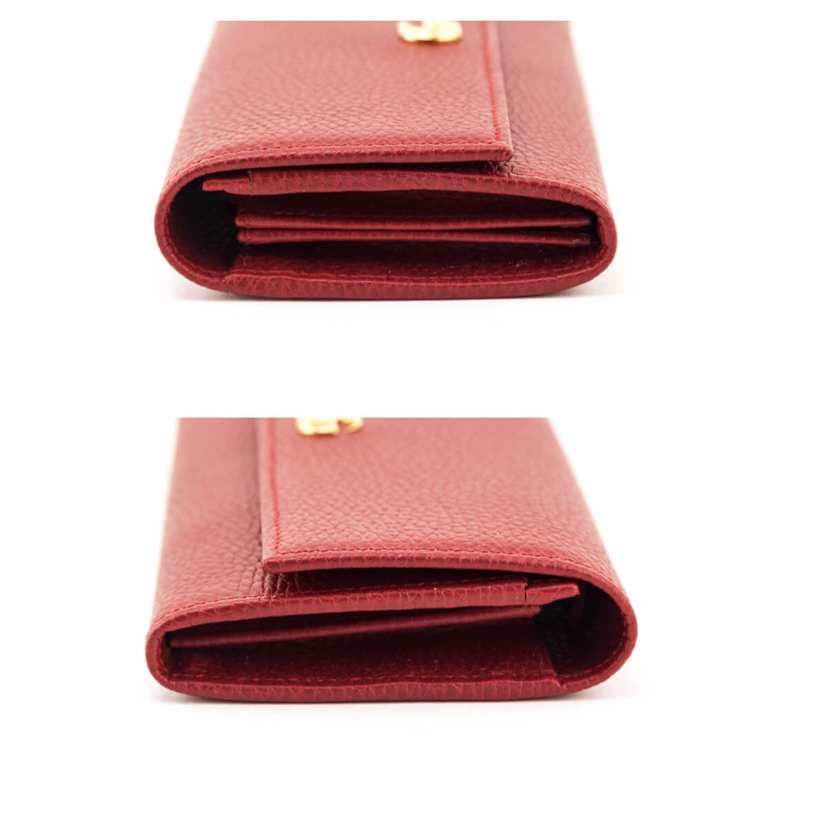 Gucci Red Dollar Calfskin GG Marmont Continental Wallet - Love that Bag etc - Preowned Authentic Designer Handbags & Preloved Fashions