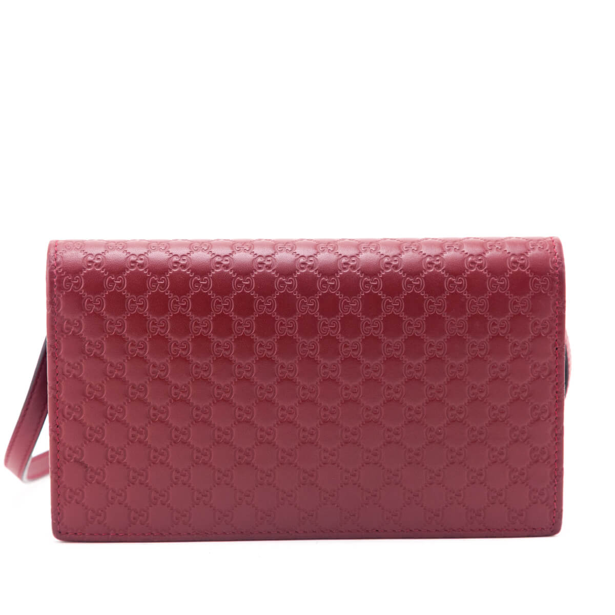 Gucci Red Microguccissima Crossbody Wallet - Love that Bag etc - Preowned Authentic Designer Handbags & Preloved Fashions