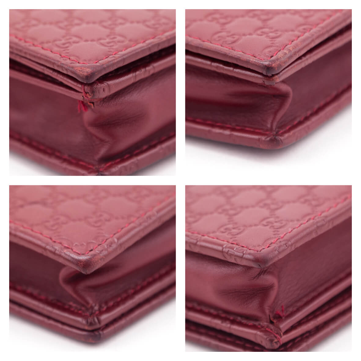 Gucci Red Microguccissima Crossbody Wallet - Love that Bag etc - Preowned Authentic Designer Handbags & Preloved Fashions